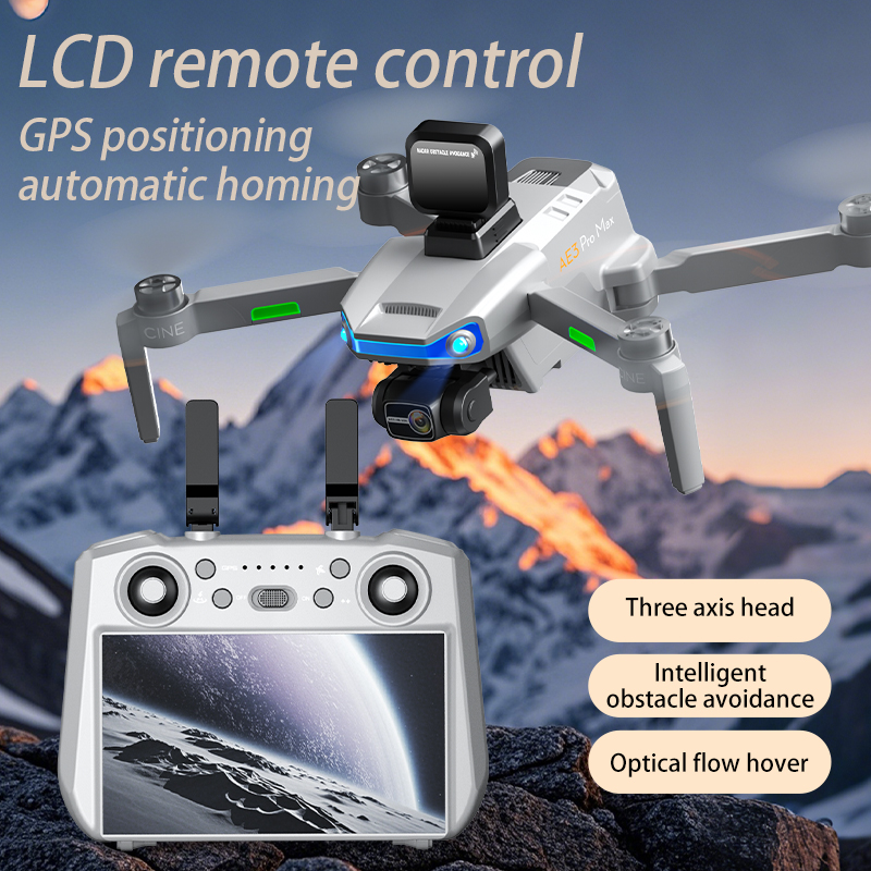 Drone Gimbal 3 Axis - AE3 PRO Max Drone RC kamera