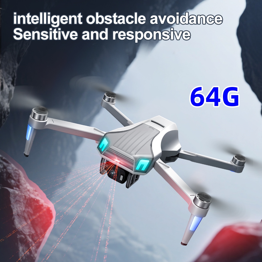 Drone Gimbal 3 Axis - NCZOBOE U55 Drone GPS dengan Remote
