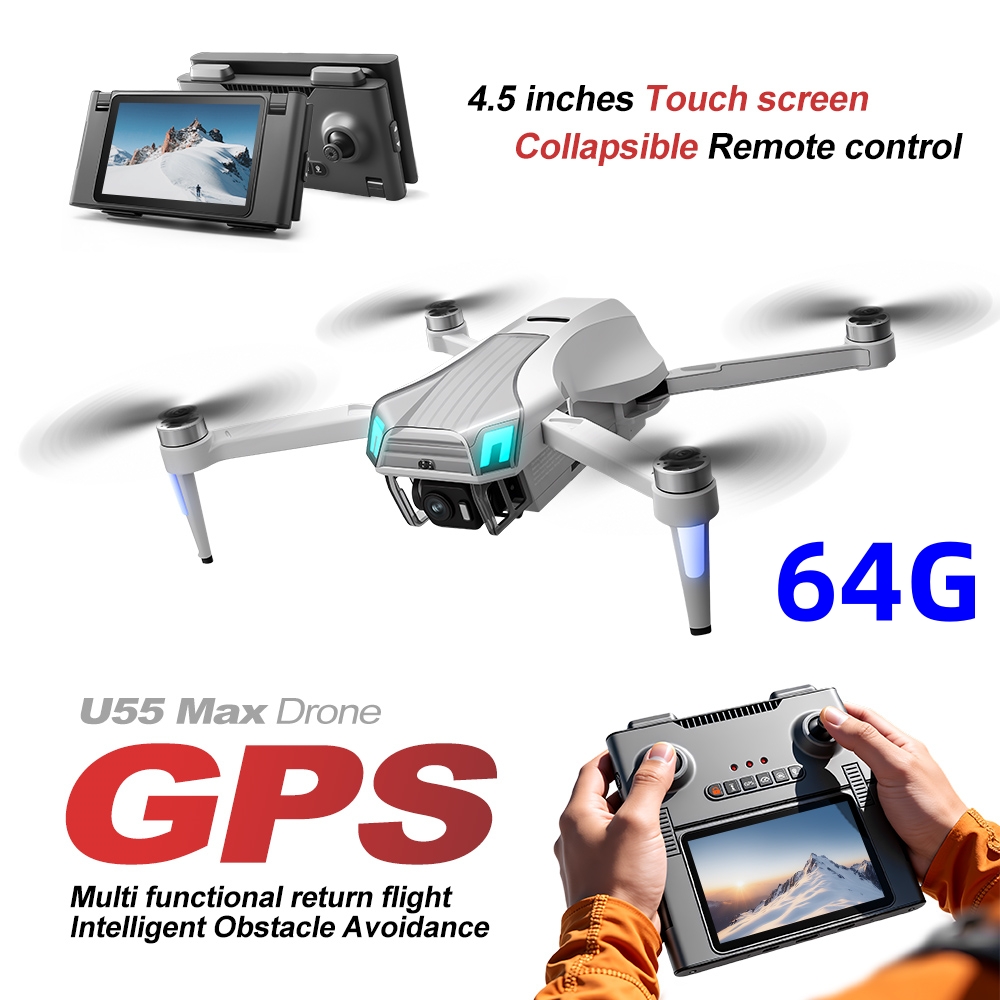 NCZOBOE U55 Drone GPS dengan R - Drone Gimbal 3 Axis ulasan dan harga